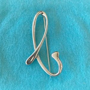 Tiffany & Co. Elsa Peretti Large Initial b Brooch